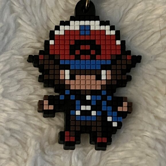 Rare Japan Pokemon Center 2011 Dot Sprite Campaign Hilbert Keychain - Picture 5 of 10